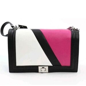 INC Ajae Colorblock Flap Crossbody large Chic Women's Bag
